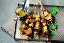 Brochettes de poulet au citron