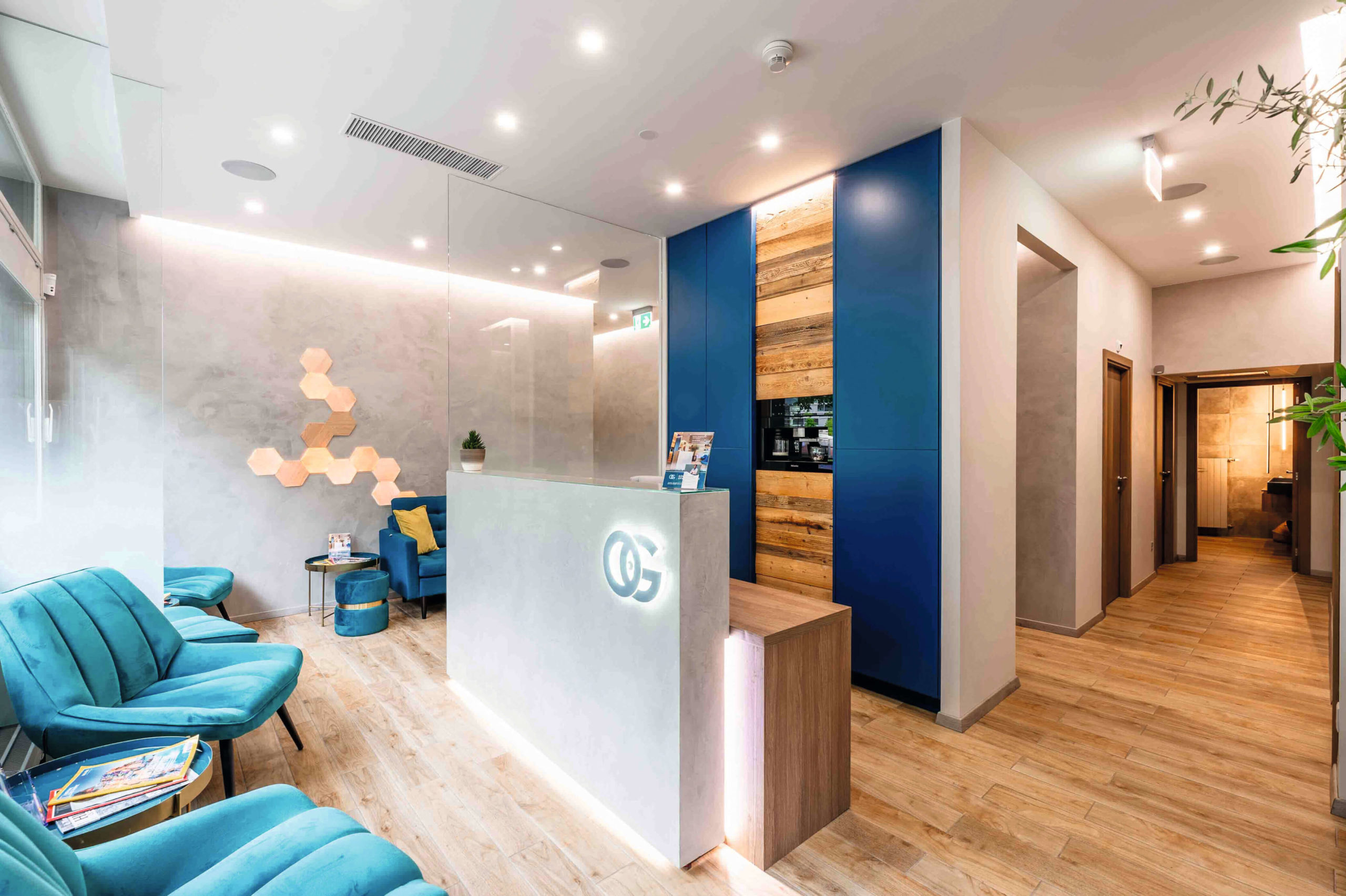 Salle d'attente cabinet cent ophtalmo-pédiatrie à Genève