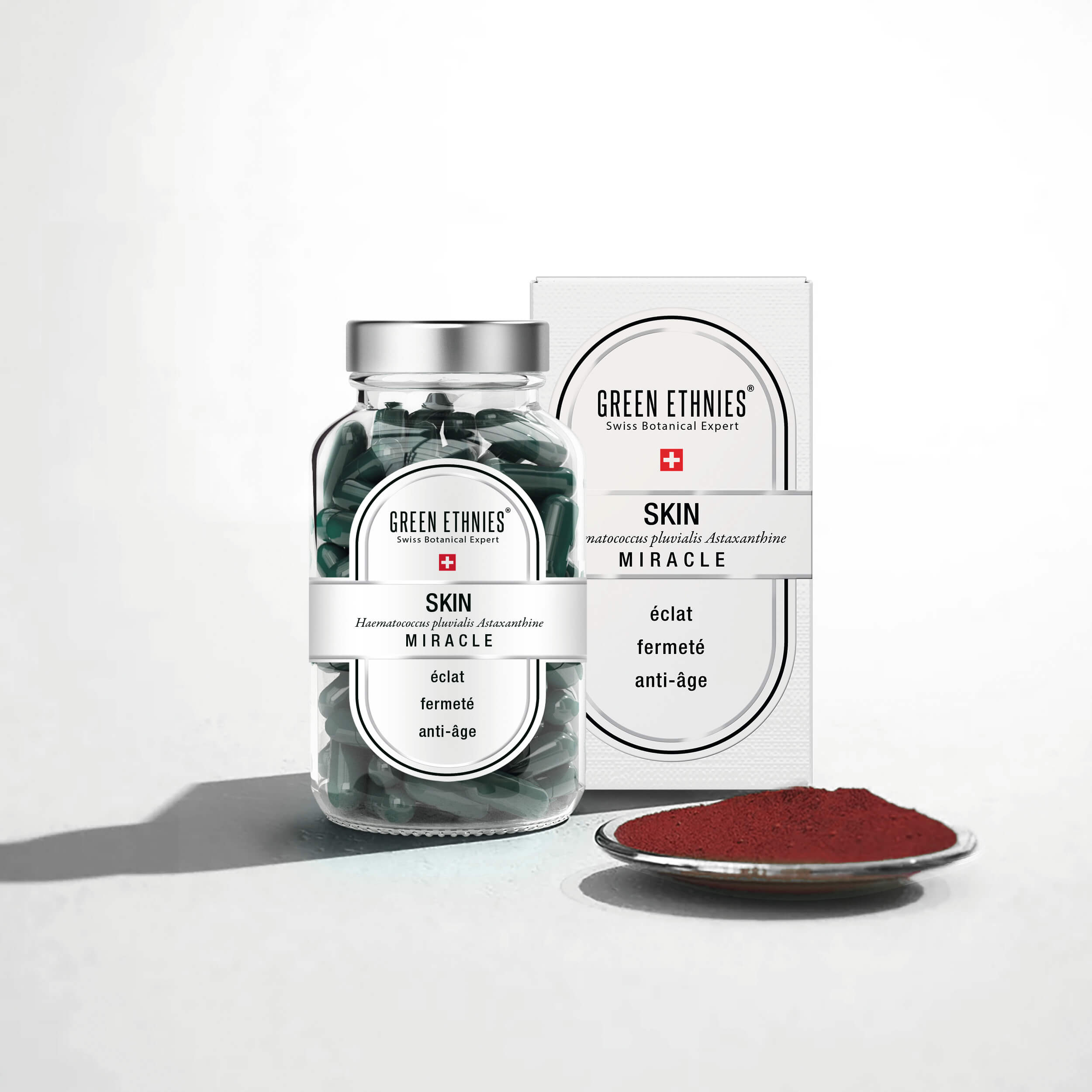 Compléments alimentaires Skin Miracle de Green Ethnies pour une peau éclatante, 