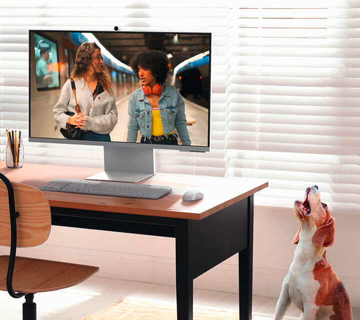 Écran Samsung Smart Monitor M9 pour télétravail