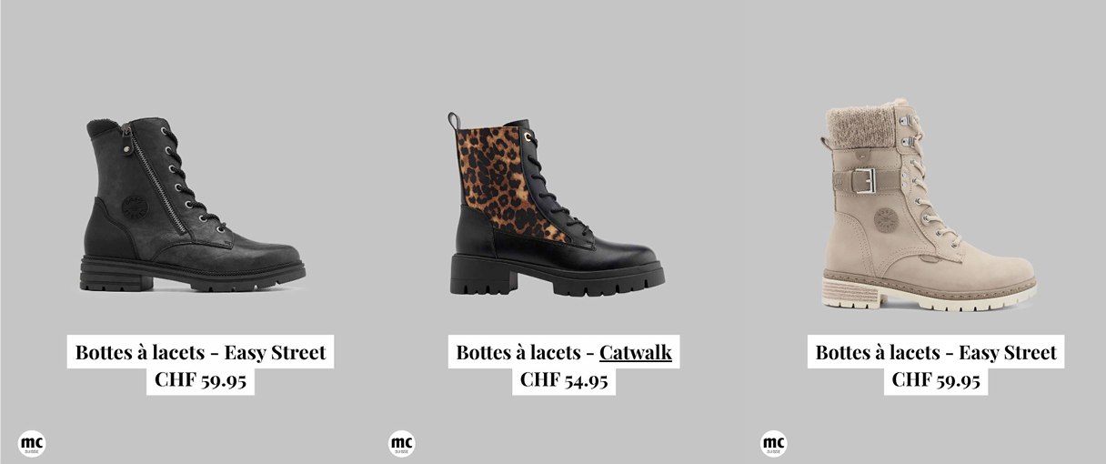 Bottines à lacets Dosenbach pour femme, style urbain élégant, collection automne