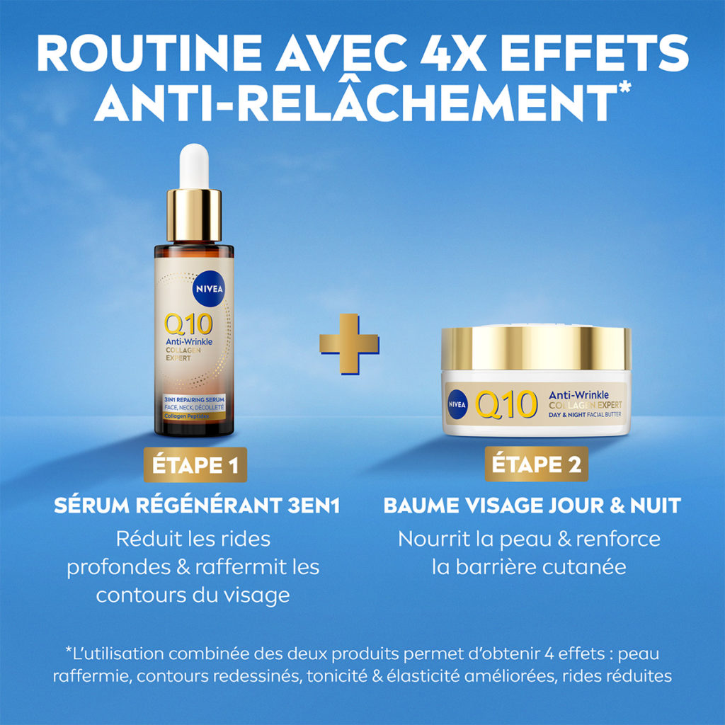 Routine nivea Q10 