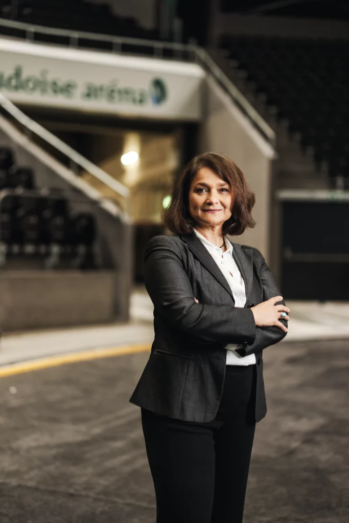 Samira Marquis, à la direction de la Vaudoise aréna