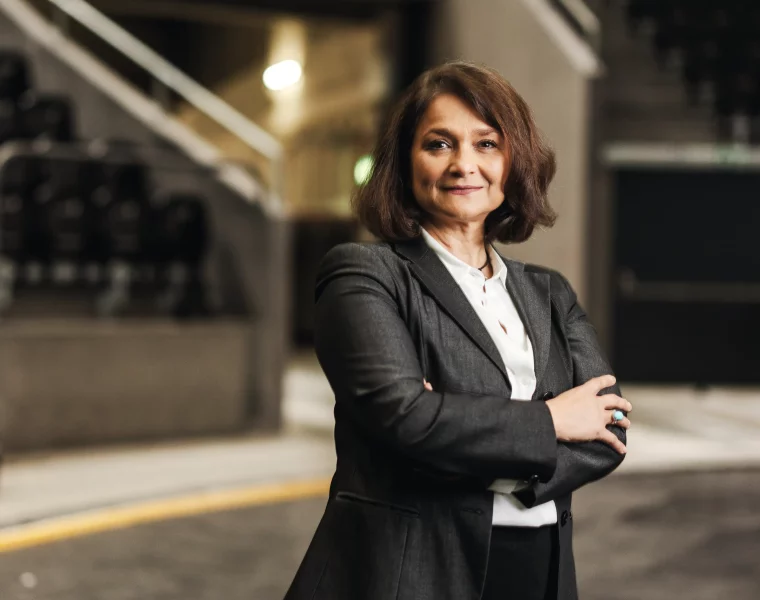 Samira Marquis, à la direction de la Vaudoise aréna